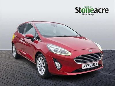 Red Used 2017 Ford Fiesta Titanium Hatchback | £7,795 (Fair price)