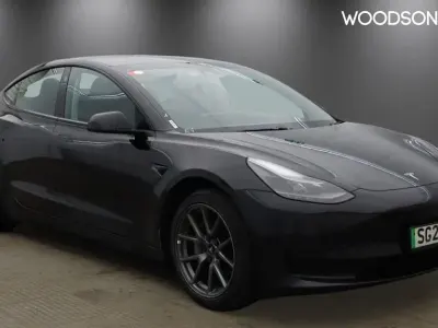 Used Tesla Model 3 Standard Range Plus 180 kW (245 HP) 2021 Black Sedan