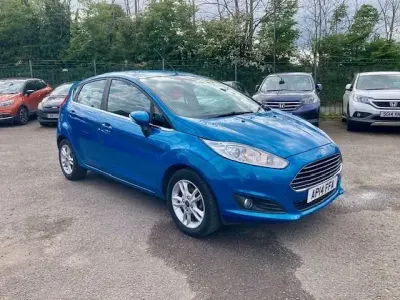 Used Ford Fiesta Zetec 2014 Blue Hatchback