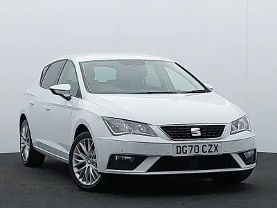 Begagnad Seat Leon SE Dynamic 115 HK (84 kW) 2020 Vit Halvkombi