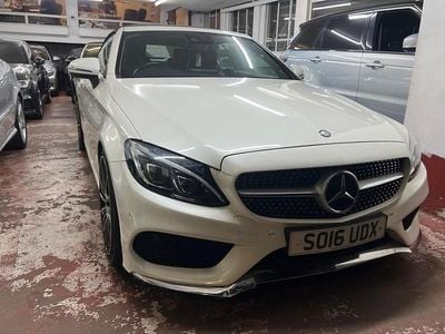 White Used 2016 Mercedes C220 AMG Line Premium Plus Cabriolet | £12,990 (Fair price)