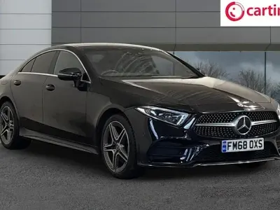 Used Mercedes CLS350 AMG line 286 HP (210 kW) 2018 Black Coupe