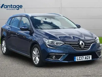 Usado Renault Mégane GrandTour Dynamique 108 HP (79 kW) 2017 Azul Carrinha