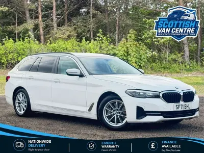 Used BMW 530 Comfort Edition 286 HP (210 kW) 2021 White Estate