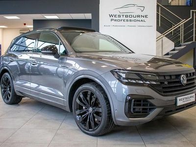 Grey Used 2022 VW Touareg Black Edition SUV | £42,980 (Fair price)