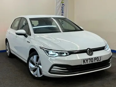 Second-hand VW Golf VII Style 150 CP (110 kW) 2020 Alb Hatchback