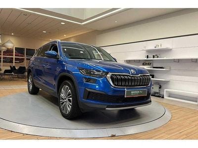 Used Skoda Kodiaq SE L Executive 110 HP (80 kW) 2024 Race blue metallic SUV