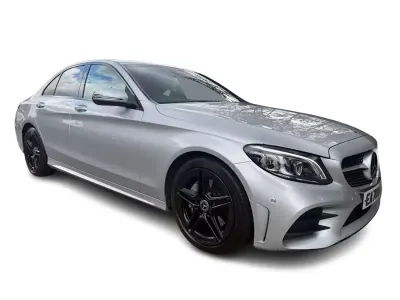 Used Mercedes C220 AMG Line Premium 194 HP (142 kW) 2020 Silver Sedan
