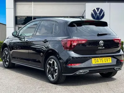 Used VW Polo R-line 115 HP (84 kW) 2025 Black Hatchback
