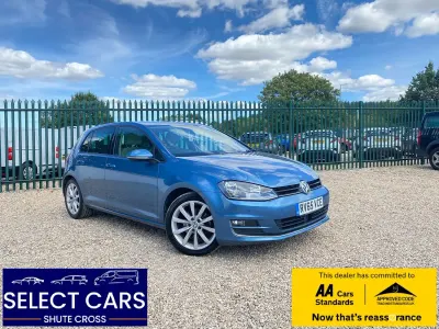 Used VW Golf VII GT 150 HP (110 kW) 2015 Blue Hatchback