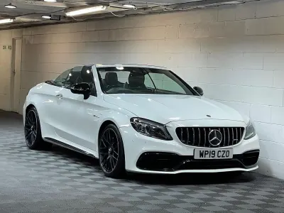 Used Mercedes C63 AMG Premium Plus 2019 White Cabriolet