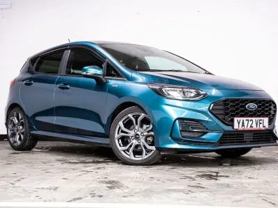 Used Ford Fiesta ST-Line 125 HP (91 kW) 2023 Blue Hatchback
