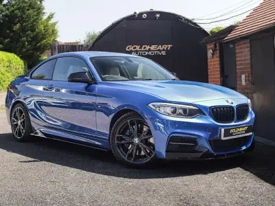 Begagnad BMW M240 M Sport 340 HK (250 kW) 2017 Blå Sportkupé