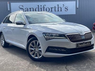 Used Skoda Superb SE Technology 150 HP (110 kW) 2022 White Estate