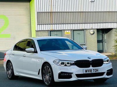 White Used 2018 BMW 520 M Sport Sedan | £15,990 (Fair price)