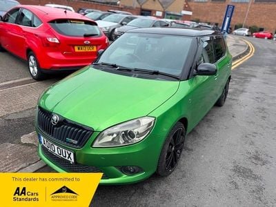Used Skoda Fabia vRS 2010 Green