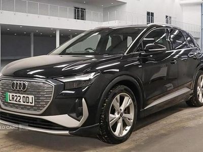 Used Audi Q4 e-tron S-Line 150 kW (204 HP) 2022 Black SUV