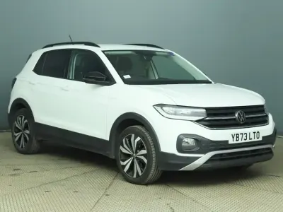 Used VW T-Cross Black Edition 115 HP (84 kW) 2024 White SUV