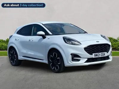 Used Ford Puma ST-Line X 125 HP (91 kW) 2021 White SUV