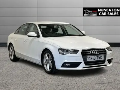 Begagnad Audi A4 Design 163 HK (119 kW) 2013 Vit Sedan