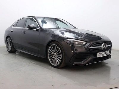 Grey Used 2022 Mercedes C200 AMG Line Premium Sedan | £26,800