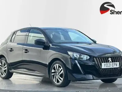 Used Peugeot 208 Allure 102 HP (75 kW) 2021 Black Hatchback