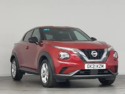 Used Nissan Juke N-Connecta 114 HP (83 kW) 2021 Red SUV
