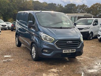 Blue Used 2020 Ford Transit Custom Limited Van | £14,995 (Fair price)