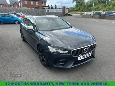 Grey Used 2018 Volvo V90 R-Design Pro Estate | £16,995 (Fair price)