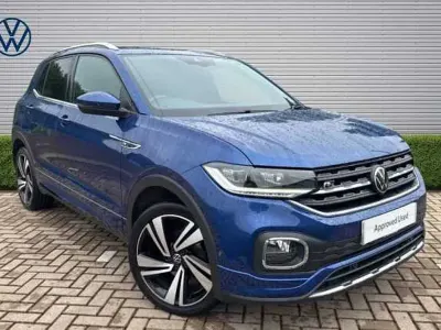 Used VW T-Cross R-line 110 HP (80 kW) 2022 Blue SUV