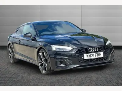 Used Audi A5 Comfort 204 HP (150 kW) 2021 Black Coupe