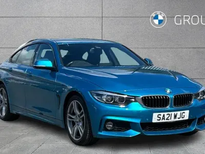 Used BMW 420 Gran Coupé M Sport 181 HP (133 kW) 2021 Blue Coupe