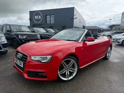 Used Audi Cabriolet S-Line 177 HP (130 kW) 2012 Red Cabriolet