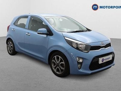 Used Kia Picanto 84 HP (61 kW) 2019 Blue Hatchback