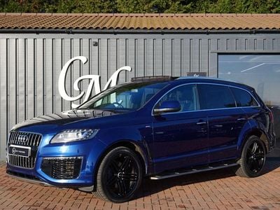 Blue Used 2014 Audi Q7 S-Line SUV | £10,490 (Fair price)