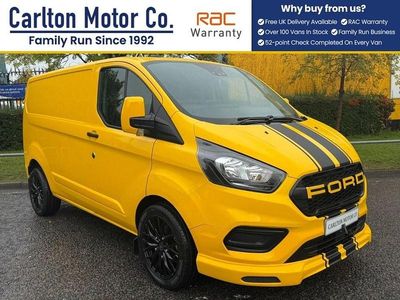 Yellow Used 2022 Ford Transit Custom Sport Van | £14,950 (Fair price)