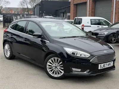 Used Ford Focus Titanium X 125 HP (91 kW) 2017 Black Hatchback