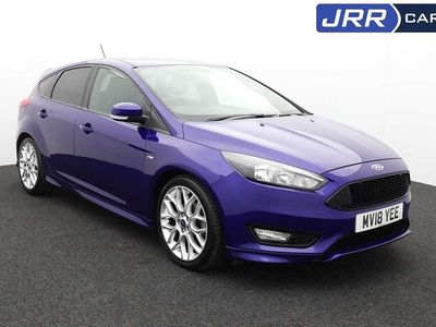 Used Ford Focus ST-Line 140 HP (102 kW) 2018 Blue Hatchback