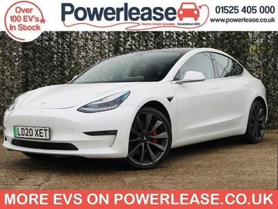 White Used 2020 Tesla Model 3 Performance Sedan | £14,879 (Good price)