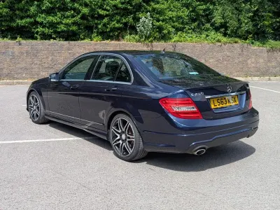 Used Mercedes C250 AMG 2013 Blue Sedan