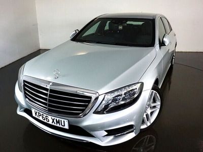 used Mercedes S350 S-Class 3.0D L AMG LINE 4d AUTO-2 OWNER CAR FINISHED IN IRIDIUM SILVER WITH
