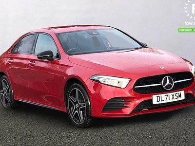 Red Used 2022 Mercedes A250 AMG Line Premium Sedan | £17,499 (Fair price)