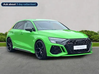 Used Audi RS3 Sport 400 HP (294 kW) 2022 Green Sedan