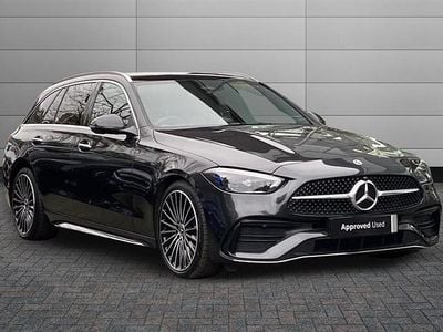 Begagnad Mercedes C300 AMG Line Premium Plus 258 HK (189 kW) 2025 Grå Kombi