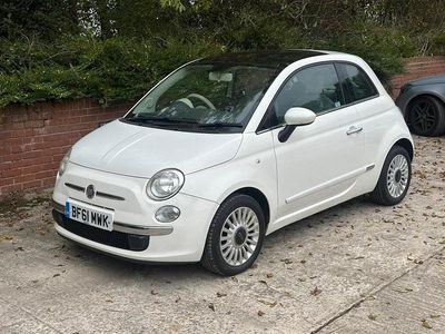 White Used 2011 Fiat 500 Lounge Hatchback | £3,295 (Fair price)