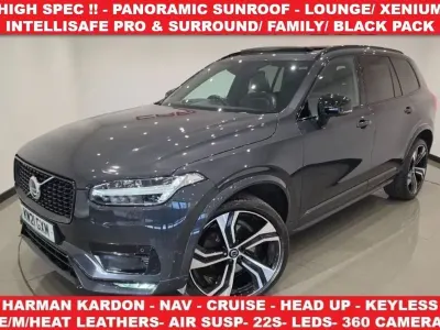 Begagnad Volvo XC90 R-Design Pro 2021 Grå SUV