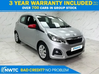 Second-hand Peugeot 108 Active 72 CP (52 kW) 2020 Argintiu Hatchback