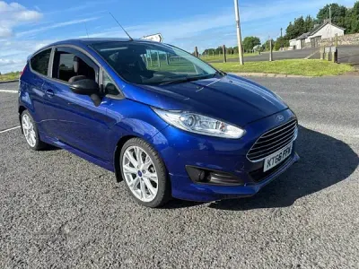 Used Ford Fiesta Zetec 75 HP (55 kW) 2016 Blue Hatchback