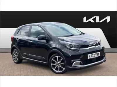 Used Kia Picanto X-Line 67 HP (49 kW) 2022 Black Hatchback