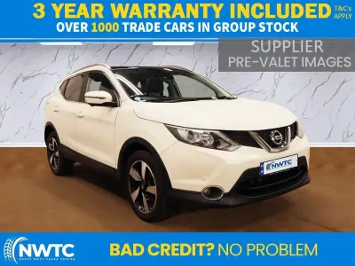 Used Nissan Qashqai 115 HP (84 kW) 2016 White SUV